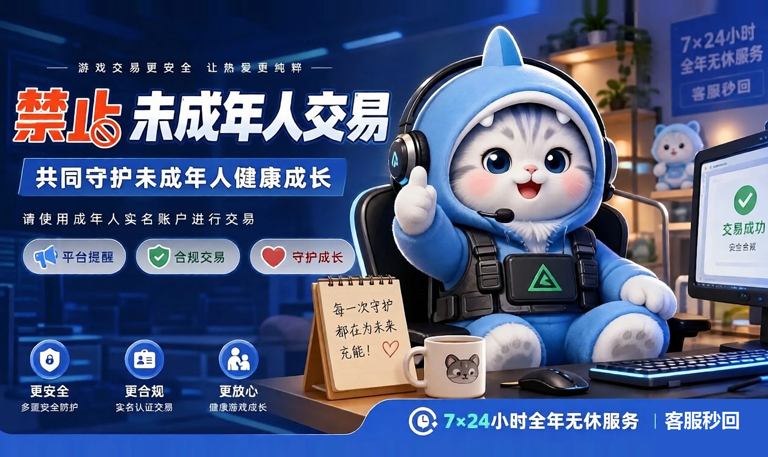 禁止未成年人交易